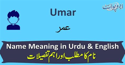 umar name meaning in urdu